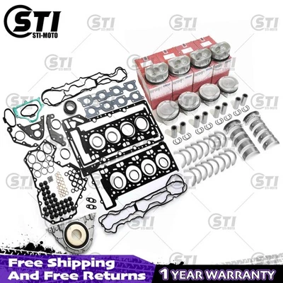 Engine Overhaul Pistons Gaskets Bearings Kit For BMW F10 F06 M5 M6 F12 S63N 4.4 - Image 1 of 4
