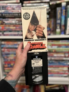Clockwork Orange VHS Tape Rare Video 1991 Stanley Kubrick HTF OOP Thriller - Picture 1 of 8