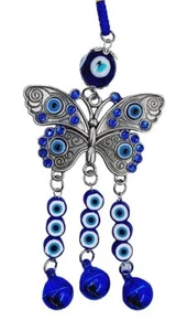 Carillones de viento colgantes para mal de ojo para puerta de casa oficina Nazar Battu encanto de protección - Imagen 1 de 5