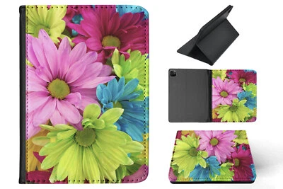 CASE COVER FOR APPLE IPAD|RAINBOW FLOWERS WALLPAPER Foto 1 de 4