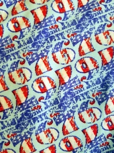 Leggings LuLaRoe OS Spirit of 1776 Americana 4 luglio USA blu taglia 2-10 - Foto 1 di 5
