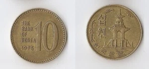 South Korea 10 won 1975 - Picture 1 of 1