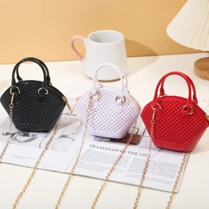 Hand-held Beach Bags One Shoulder Chain Jelly Bag Fashion Underarm Bag Women - Picture 1 of 22