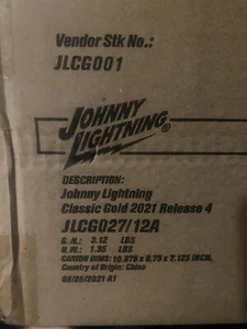 johnny lightning classic gold 2021 Release 4 Unopened Case - Picture 1 of 7