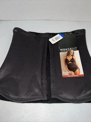 Miraclesuit Inches Off Waist Cincher Shapewear - Estilo #2615 Tamanho GG Novo com etiquetas Preto - Imagem 1 de 4