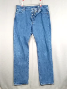 Levi Strauss 501 Button Fly Jeans, 36Wx36L, Straight Leg, #00501-0194 - Picture 1 of 16