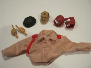 Mattel WWE Sgt Slaughter Custom Teile. Kopf Hut Hände - Bild 1 von 1