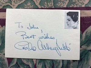 Carla Alberghetti - Westinghouse Desilu Playhouse - The Deputy - Autographed - Picture 1 of 2