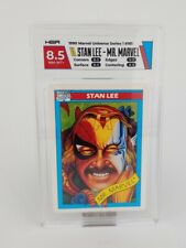 1990 Marvel Universe Series 1 #161 -Stan Lee - Mr. Marvel HGA 8.5 NM-MT+ 
