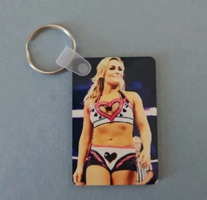 WWE NATALYA PLASTIC KEYRING SEXY WOMAN SUPERSTAR DIVA - Photo 1 sur 2