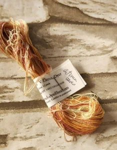 Vicki Clayton 100% Silk Floss Autumn Leaves 6 Strand 12 yds Hand Dyed - Picture 1 of 4