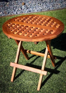 SEATEAK Folding Deck Table - Picture 1 of 1