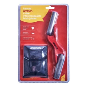 1 x Trowel Mortar 4 SIZE INTERCHANGEABLE BRICK BARREL JOINTER 1/2 5/8" 3/4" 7/8" - Picture 1 of 3