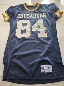 Vintage Crusaders #84 Football Jersey Authentic Champion Size 46 Made In USA! - Picture 1 of 7