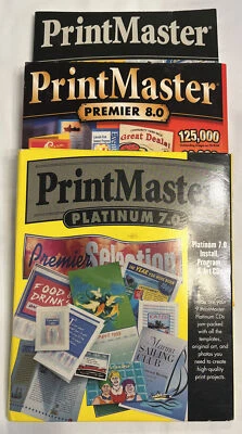 Print master Lot--Platinum 7.0--Premier 8.0--Design Guide and Portfolio 8.0 - Image 1 of 4