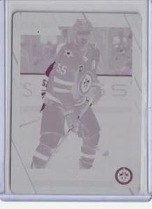 2023-24 O-Pee-Chee Mark Schelfele Magenta Printing Plate 1/1 Winnipeg Jets - Bild 1 von 2