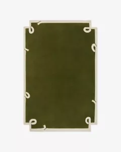 The Giancarlo Valle KN Tufted Green rug woolen Area Rug Hand tufted For Any Room - Picture 1 of 4