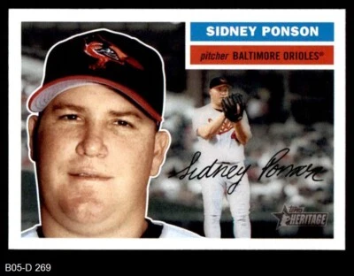 2005 Topps Heritage #269 Sidney Ponson Orioles 8 - NM/MT - Image 1 of 2