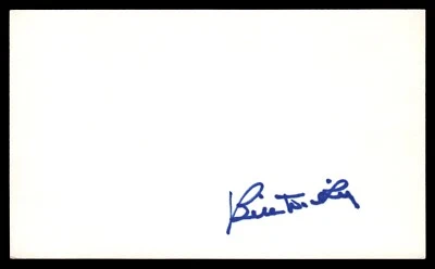 Bill Dickey Baseball Signed Auto Autograph 3 x 5 Index Card No COA - Image 1 of 2