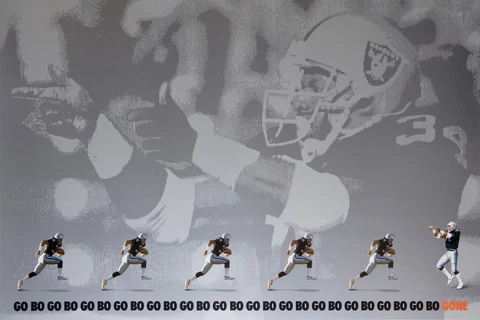 RAIDERS BO JACKSON "GO BO" 20X30 POSTER PRINT Cover