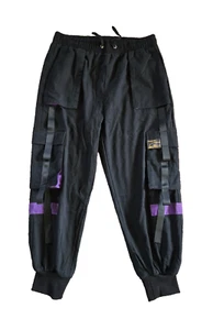 Pantaloni cargo NINGHT EIT: Ninja, Ops, Danza, Utility, ? TAGLIA 34X27 Elastico/Disegno - Foto 1 di 5
