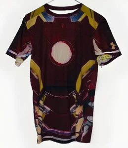 Camisa de compresión Under Armour Iron Man Avengers Age of Ultron grande para hombre - Imagen 1 de 2