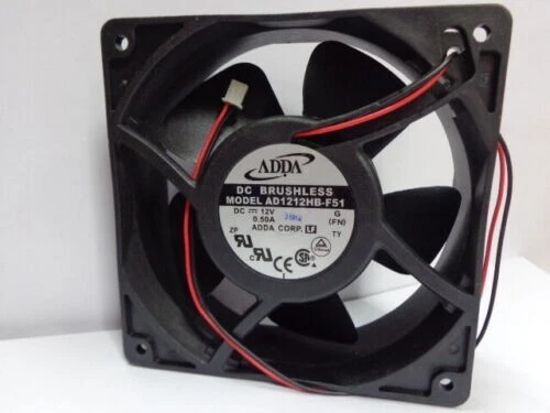 ADDA AD1212HB-F51 fan 120*120*38mm 2pin 12V 0.5A - Image 1 of 1
