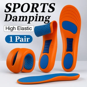 Orthotic Arch Support Insoles for Flat Feet, Running, Sports, UK Shoe Inserts 👟 - Picture 1 of 12