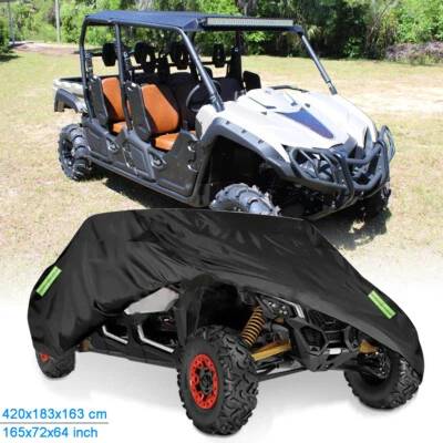 Para Yamaha Viking VI EPS listra reflexiva UTV capa chuva UV vento poeira à prova EUA - Imagem 1 de 4