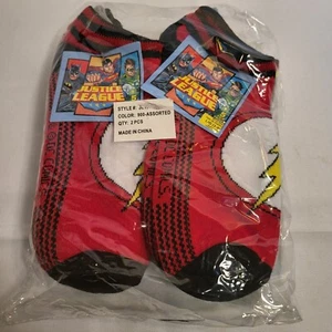 Justice League Low Cut Socks- 10 Pair Kids youth LG 3-9-New - Picture 1 of 4