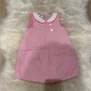 Excellent Condition Pink Jacadi Dress 24 Months - Picture 1 of 4