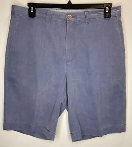 Tommy Bahama 34 Shorts Seide Baumwollmischung 10" Schrittlänge jeansblau - Bild 1 von 7