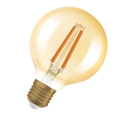 OSRAM E27 LED VINTAGE Glühlampe in EDISON Globe 80 GOLD dimmbar 7,2W wie 60W - Bild 1 von 4