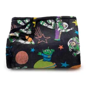 NEW DISNEY PIXAR TOY STORY PLUSH THROW BLANKET THE BIG ONE BUZZ WOODY 5X6 FT - Picture 1 of 3