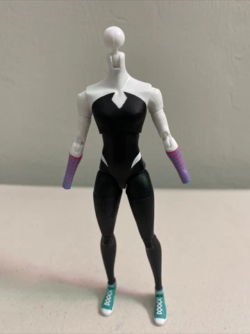 Marvel Legends Spider-Gwen Body Custom Fodder Across the Spider-verse Cover