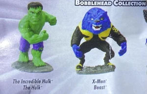 SELTENE 2005 MARVEL TOMY SERIE 2 Vintage Hulk and Beast Mini Bobbleheads - Bild 1 von 3
