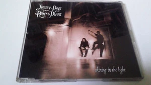 JIMMY PAGE ROBERT PLANT "SHINING IN THE LIGHT" CD SINGLE 2 TRACKS - Picture 1 of 1