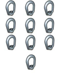 10 PIEZAS Gota de tuerca para ojos Acero al carbono forjado 1.250 libras Fianza Talla 5/16 Hilo de grifo 3/8" - Imagen 1 de 4
