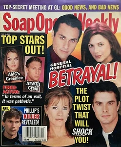 'GENERAL HOSPITAL' BETRAYAL May 31, 2005 SOAP OPERA WEEKLY Magazine - Picture 1 of 1