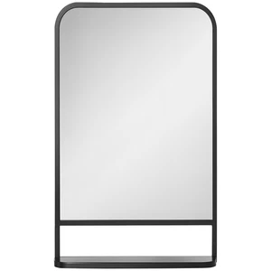 HOMCOM Rectangle Wall Mirror with Shelf 86 x 53 cm, for Living Room, Bedroom - Picture 1 of 12