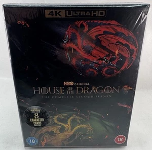 House of the Dragon: Season 2 - New & Sealed 4K UHD Steelbook - CELLOPHANE TORN - Picture 1 of 2