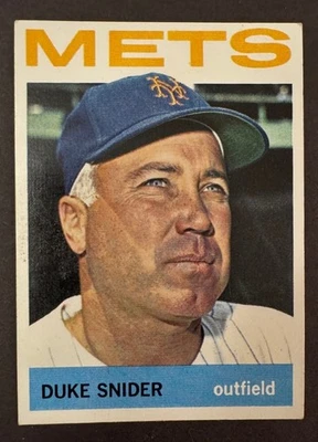 1964 Topps Duke Snider#155, New York Mets - Image 1 of 2