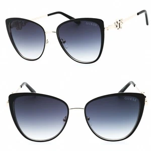 Guess Factory Damen Sonnenbrille Schmetterling Katzenauge schwarz & goldfarbenes Gestell 56-17-140 - Bild 1 von 7