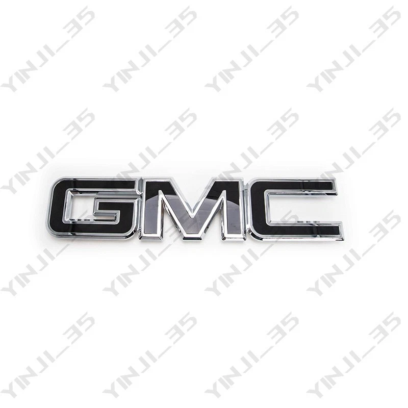 GM Grille  Emblem Chrome Black for 2015-2019 GMC Sierra 1500 2500HD 3500HD - Image 1 of 4