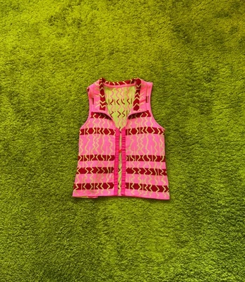 Gudrun Sjoden avant garde reversible coloured knit vest womens size M - Image 1 of 4