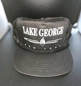 De colección Lake George New York Barco Camionero Sombrero Malla SnapBack Cuerda Gorra - Imagen 1 de 5