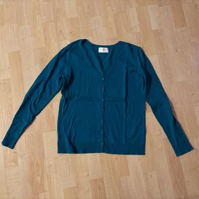 Dünne Strickjacke, Damen, Petrol, C&A, Größe. S - Bild 1 von 4