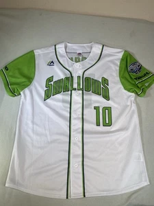 Majestuosa camiseta de béisbol Tokyo Yakult Swallows verde araki # 10 - Imagen 1 de 8