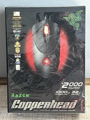 Razer Copperhead Anarchy Red Mouse RARE RZ01-00050200-R2M1 - Image 1 of 4