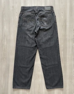 Vintage Silvertab schwarz grau Baggy Denim Jeans Gr. 34x34 passt 34x32 - Bild 1 von 9